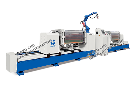 3 ass CNC vadības transportlīdzekļa alumīnija degvielas tvertnes metināšanas iekārta ar TIG MIG