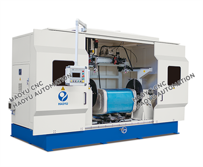 Alumīnija degvielas tvertnes automātiskā metināšanas iekārta